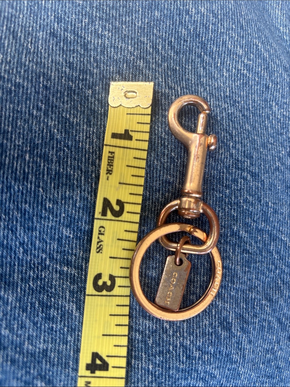 Coach Gold-Tone Keyring - Picture 5 of 5
